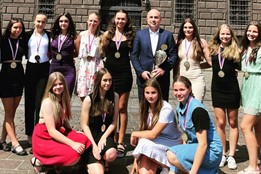 Zarzycký na radnici poděkoval mistryním ČR z DHC Plzeň