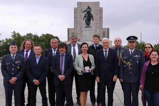 Ve čtvrtek se uskutečnilo slavnostní předání pamětních plaket péče o válečné hroby za Plzeňský kraj