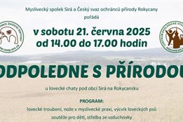 Odpoledne s přírodou osloví veřejnost, připraven je program pro...