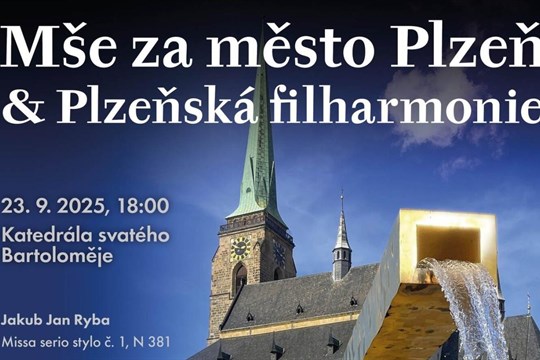 Oslavte 730. výročí založení města Plzně v katedrále