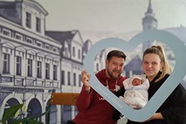 Domažlická nemocnice nabízí rodičům novorozenců fotokoutek s...