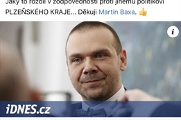 Chalupný pochválil primátora Baxu za zodpovědnost a rýpl si do...