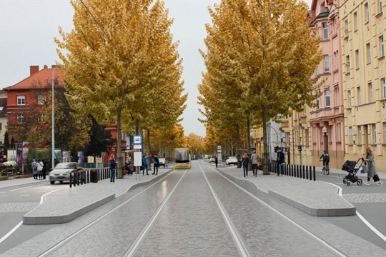 Hlavní plzeňská dopravní tepna by se měla proměnit. Plzeň plánuje zelenější a bezpečnější Klatovskou třídu