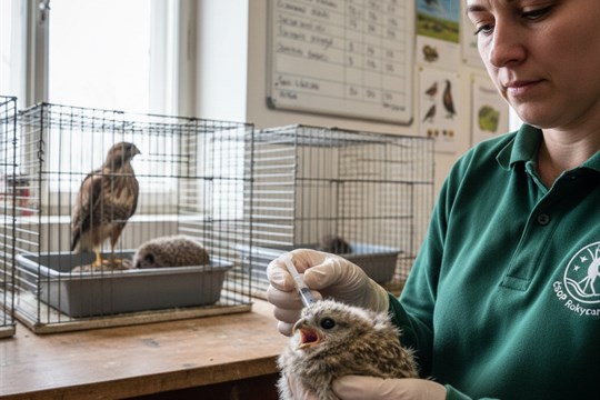 Netopýři, ježci i sokol. Záchranná stanice Rokycany pečovala o 59 druhů zvířat