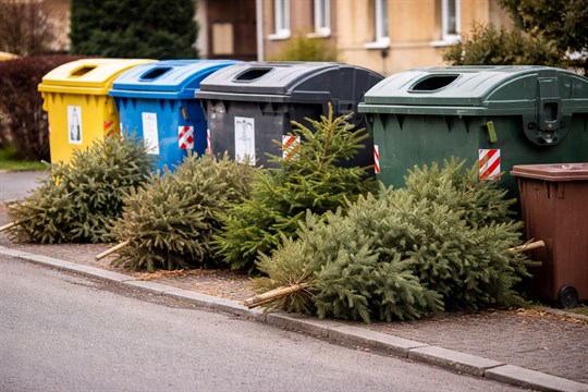 Rokycany spouští svoz vánočních stromků